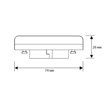 Лампа светодиодная LED8-GX53/865/GX53 8Вт 220В Camelion 13614