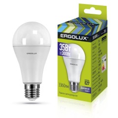 Лампа светодиодная LED-A70-35W-E27-6K ЛОН 35Вт E27 6500К 180-240В Ergolux 14232