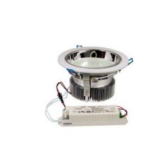 Светильник светодиодный "Downlight" встраиваемый 20Вт 220В размер 180х95 (d120мм) IP23 бел. Lamper 6