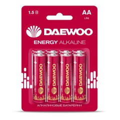 Элемент питания алкалиновый AA/LR6 1.5В Energy Alkaline 2021 BL-8 (уп.8шт) DAEWOO 5031081