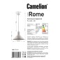 Светильник подвесной PL-602L C01 Rome 1х E27 40Вт 230 бел. Camelion 14556