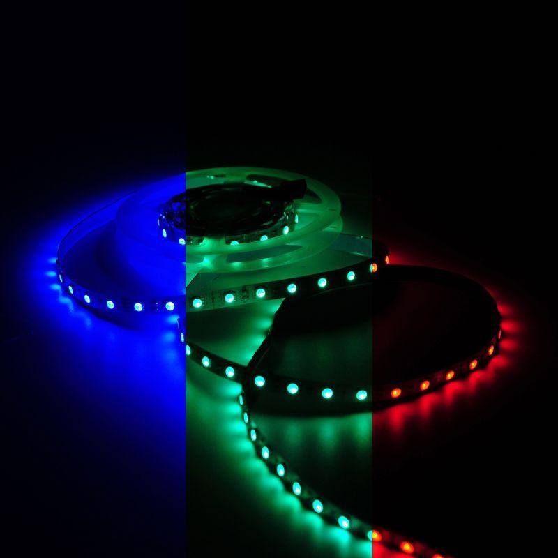 Лента светодиодная Basic 5050/60-SMD 10Вт/м RGB IP20 700лм/м 12В 10мм (уп.5м) GAUSS BT055