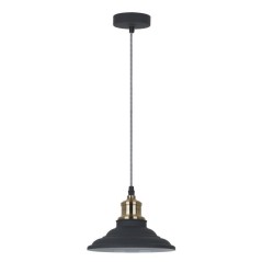 Светильник подвесной LOFT PL-600 C67 1хE27 40Вт 230В металл черн./стар медь Camelion 13414