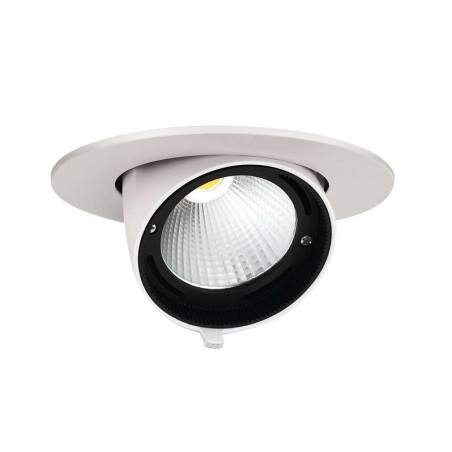 Светильник светодиодный PLED DL4 WH Downlight 30Вт 4000К IP40 24град. ДВО встраив. поворотн. JazzWay