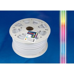 Лента светодиодная ULS-N22-5050-80LED/m-8mm-IP67-220V-10W/m-50M-RGB NEON 80LED/м RGB 10Вт/м IP67 220