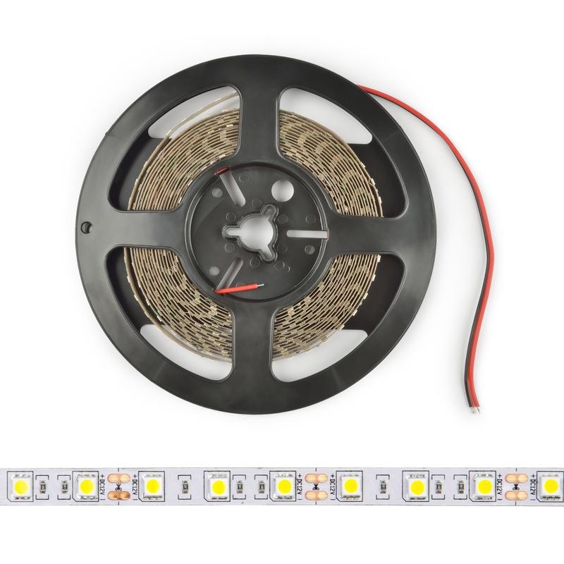 Лента светодиодная ULS-M25-5050-60LED/m-10mm-IP20-DC12V-14.4W/m-5M-RGB PROFI 60LED/м RGB 14.4Вт/м IP