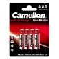 Элемент питания алкалиновый AAA/LR03 1.5В Plus Alkaline LR03-BP4 BL-4 (блист.4шт) Camelion 7369