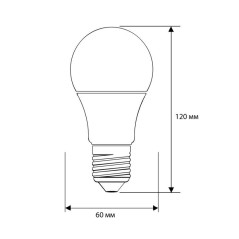 Лампа светодиодная LED13-A60/865/E27 13Вт грушевидная 220В Camelion 12652