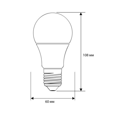 Лампа светодиодная LED7-A60/830/E27 7Вт грушевидная 3000К тепл. бел. E27 490лм 220-240В Camelion 112