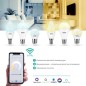 Лампа светодиодная эл. Smart Home LSH7/C35/RGBСW/Е14/WIFI 7Вт Е14 RGB+DIM+CW 220В WiFi Camelion 1450