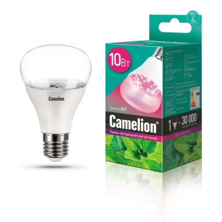 Лампа светодиодная LED10-PL/BIO/E27 10Вт 220В для растений Camelion 13241