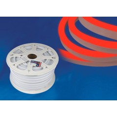 Лента светодиодная ULS-N21-2835-120LED/m-8mm-IP67-220V-8W/m-50M-RED NEON 120LED/м красн.8Вт/м IP67 2