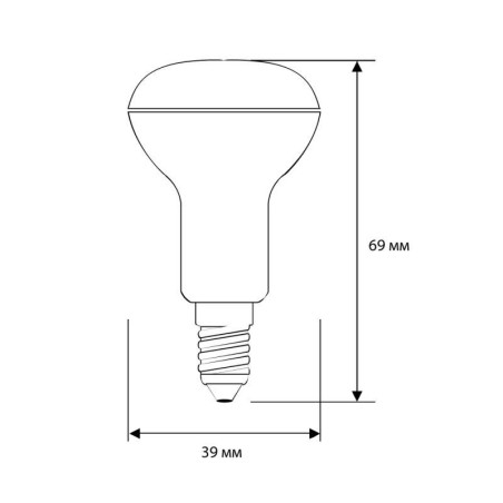 Лампа светодиодная LED4-R39/845/E14 4Вт 220В Camelion 13354