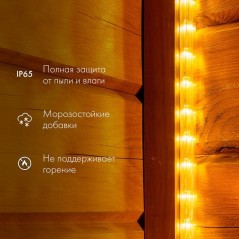 Шнур светодиодный Дюралайт фиксинг 2Вт 10мм 24LED/м син. (уп.100м) Neon-Night 121-123-3