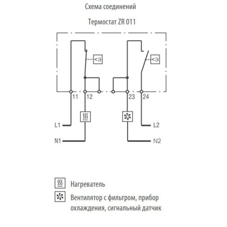 Термостат ZR 011 Rem 1614615