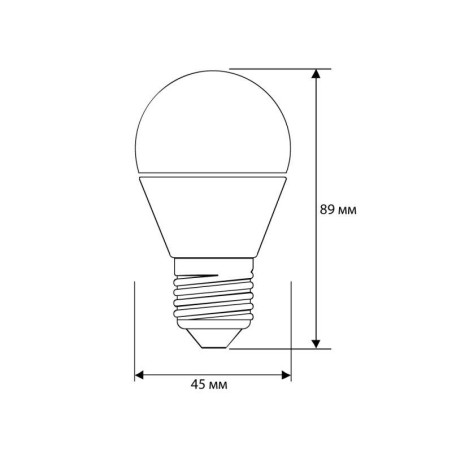 Лампа светодиодная LED10-G45/830/E27 10Вт 220В Camelion 13566