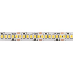 Лента светодиодная 24В 15мм IP23 SMD 2835 240LED/м тепл. бел. 3000К (уп.5м) Lamper 141-622