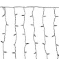 Гирлянда светодиодная "Дождь" 2х0.8м 160LED тепл. бел. 10Вт 230В IP65 провод черн. (нужен шнур питан