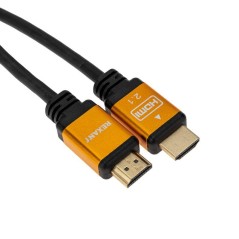 Кабель HDMI - HDMI 2.1 длина 3м Gold Rexant 17-6005