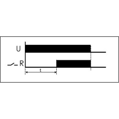 Реле времени PCR-515 2х8А 230В 2перекл. IP20 задержка включ. монтаж на DIN-рейке F@F EA02.001.006