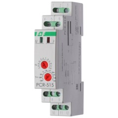 Реле времени PCR-515 2х8А 230В 2перекл. IP20 задержка включ. монтаж на DIN-рейке F@F EA02.001.006