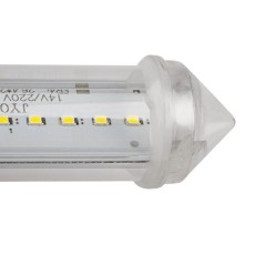 Гирлянда светодиодная "Сосулька" 1м 120LED бел. 8Вт IP65 E27 230В Neon-Night 256-163