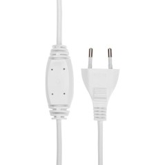 Гирлянда светодиодная Айсикл (бахрома) 25х0.6м 588LED бел. IP44 230В c эффектом мерцания провод проз