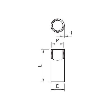 Муфта соединительная M40х1.5 SVM40W FT гор. цинк. OBO 2046558