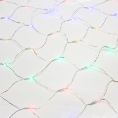 Гирлянда светодиодная "Сеть" 1х1.5м 96LED мультиколор 12Вт 220-240В IP20 с контроллером 8 режимов пр