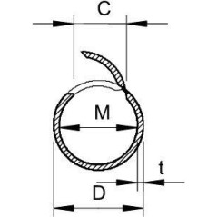 Труба ПВХ жесткая d32мм Quick-Pipe 2953 M32 LGR IP44 свет. сер. (дл.2м) OBO 2153939