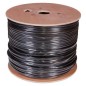 Кабель витая пара F/UTP кат.5E 4х2х24AWG solid CU PE Outdoor черн. (м) Rexant 01-0146