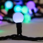 Гирлянда светодиодная "Мультишарики" 10м d23мм 80LED RGB 5Вт IP65 свечение с динамикой провод каучук