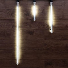 Гирлянда светодиодная "Сосулька" 0.5м 96LED бел. 6Вт IP65 E27 230В Neon-Night 256-162