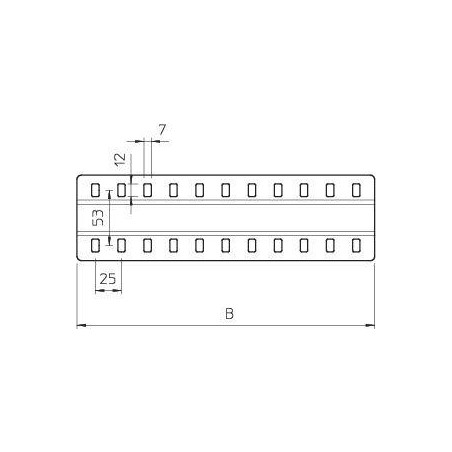 Комплект планка соед. для лотков H85мм оцинк. SSLB 100 DD OBO 7070306