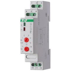 Реле тока PR-617-01 (диапазон 0.5-5А, с задержкой отключения, монтаж на DIN-рейке 35мм 230В 16А 1Z I