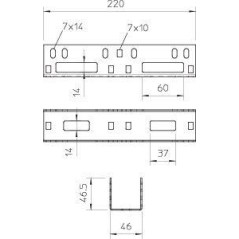 Соединитель продольный 50х50 AZV 500 DD OBO 6066623