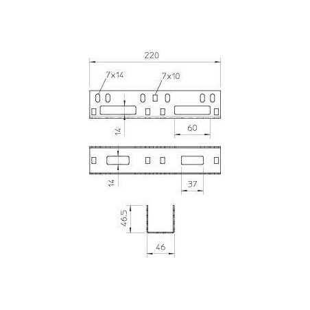 Соединитель продольный 50х50 AZV 500 DD OBO 6066623