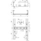 Лоток лестничный 200х60 L3000 сталь 1.5мм LG 620 VS 3 FT гор. оцинк. OBO 6208562