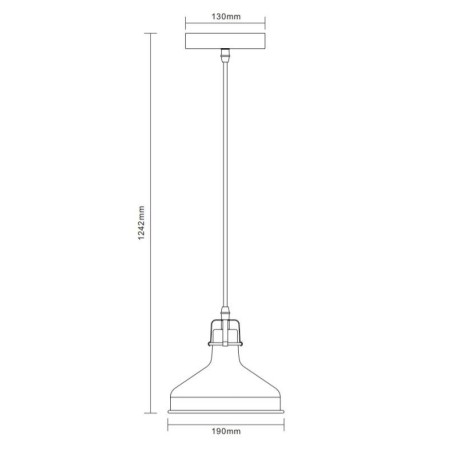 Светильник PL-425S С71 подвес. Amsterdam 1хE27 60Вт 230В бел.+хром Camelion 13025