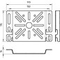 Пластина монтажная 170х115 MP UNI FS OBO 7084773