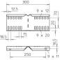 Комплект соединительный угловой для лотка H110 LWVG 110 VA4301 (болт+шайба+гайка) OBO 6216590