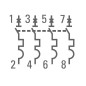 Выключатель автоматический модульный 4п C 16А 4.5кА ВА 47-63 PROxima EKF mcb4763-4-16C-pro