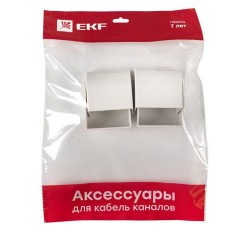 Заглушка 60х40 бел. Plast PROxima (уп.4шт) EKF ecw-60-40x4