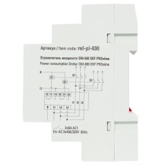 Ограничитель мощности 3ф ОМ-630 PROxima EKF rel-pl-630