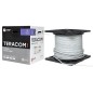 Кабель витая пара F/UTP кат.6 4 пары solid 23AWG оболочка LSZH нг(А)-HF TERACOM PRO сер. (уп.305м) E