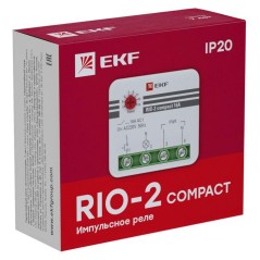 Реле импульсное RIO-2 compact 10А PROxima EKF rio-2k-10