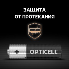 Элемент питания алкалиновый AA/LR6 (блист. 4шт) Basic Opticell 5051001