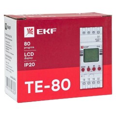 Таймер электронный двухканальный ТЭ-80 24-230В EKF te-80-24-2