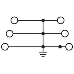 Клемма защитного провода PT 2.5-3PE Phoenix Contact 3210525