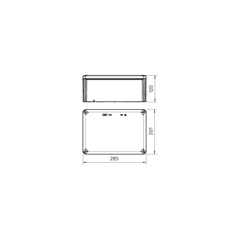Коробка распределительная 285х201х120мм T350 OE OBO 2007303